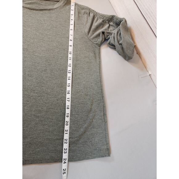 Jane and Delancey Womens Green Crew Neck 3/4 Sleeve Pullover Sweater Size Medium - Picture 6 of 6